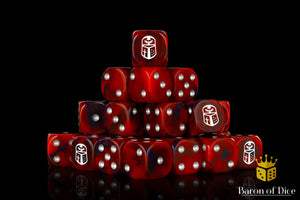 Imperial Helm Dice - Red