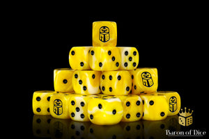 Imperial Helm Dice - Yellow