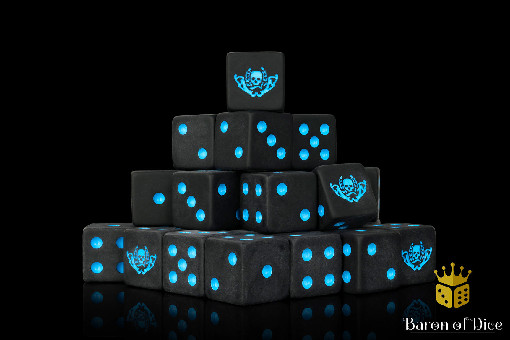 Mercenary Knights Dice - Black