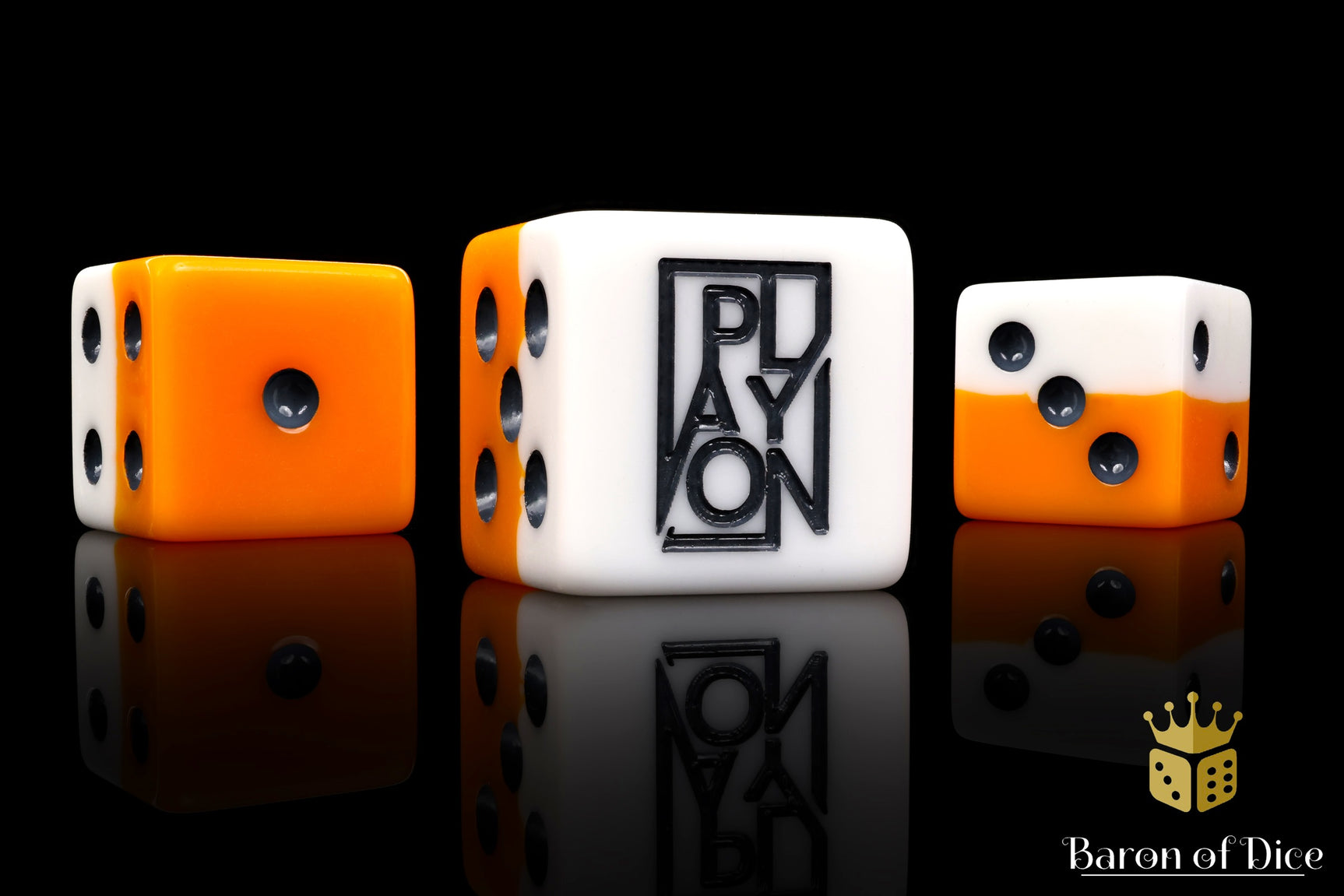 Play On Tabletop Official Dice - Orange Layered