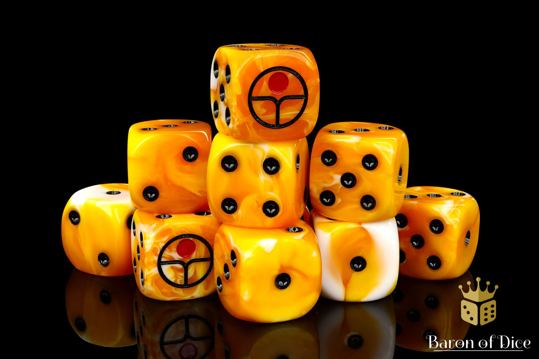 Universal Peace Dice - Ochre