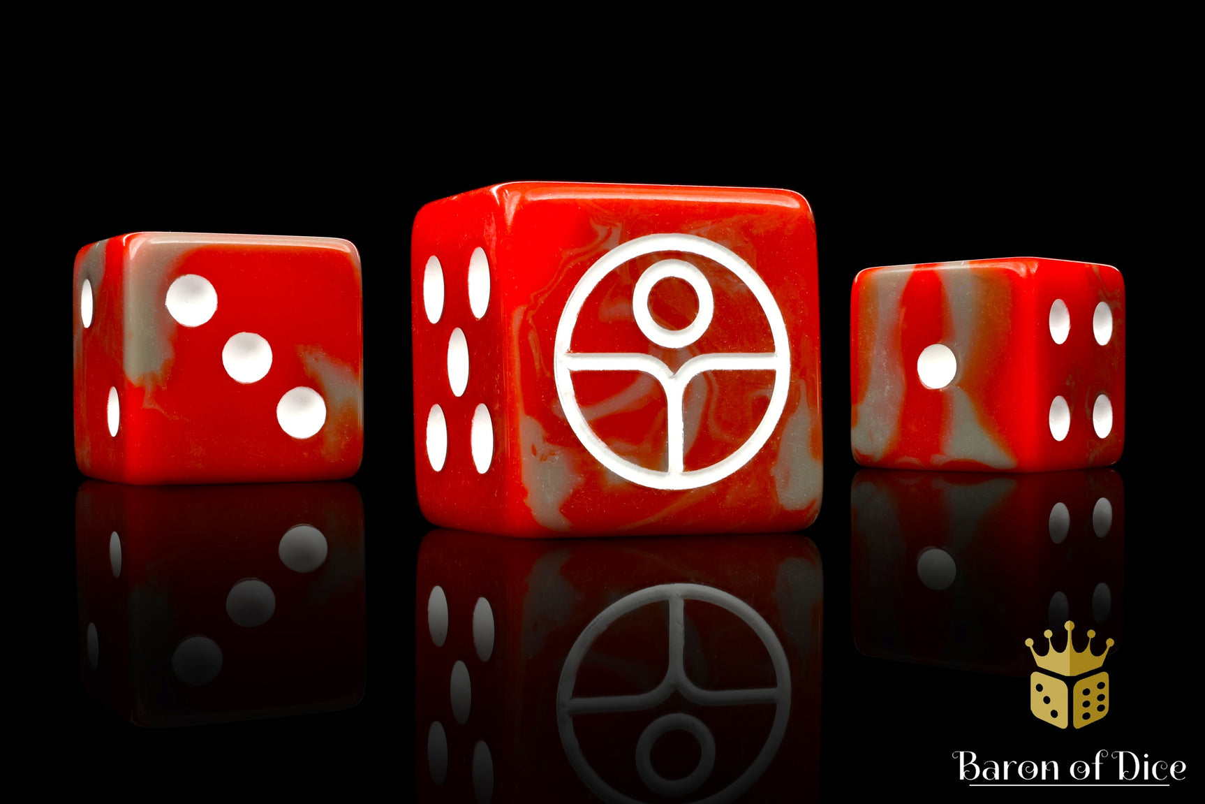 Universal Peace Dice - Red