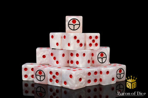 Universal Peace Dice - White