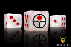 Universal Peace Dice - White