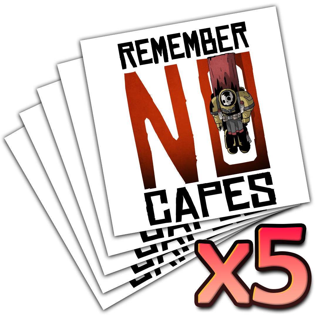 Premium Vinyl Stickers - All Heroes Wear Capes