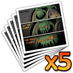 Premium Vinyl Stickers - Flames For War