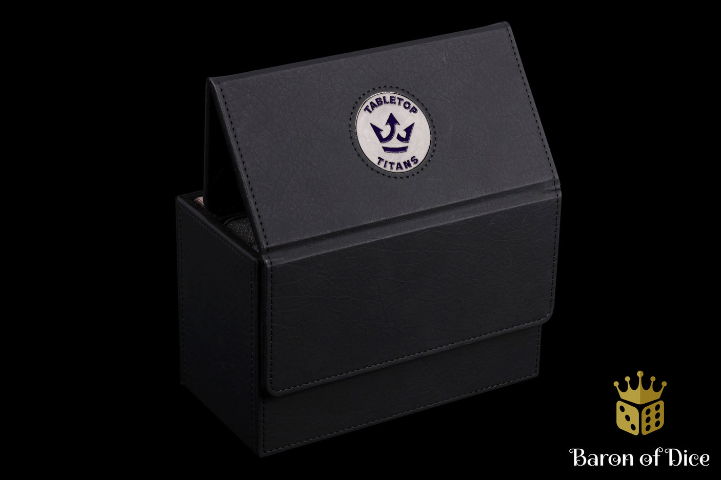 Tabletop Titans | White | Wargaming & Datasheet Box | Baron's Coin™ Compatible