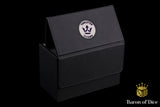 Tabletop Titans | White | Wargaming & Datasheet Box | Baron's Coin™ Compatible