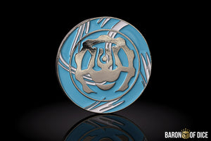 Warmachine: Convergence | Metal Combat Gauge | Baron Coin™ Compatible