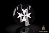 Knights Templar | Black | Wargaming & Datasheet Box | Baron's Coin™ Compatible
