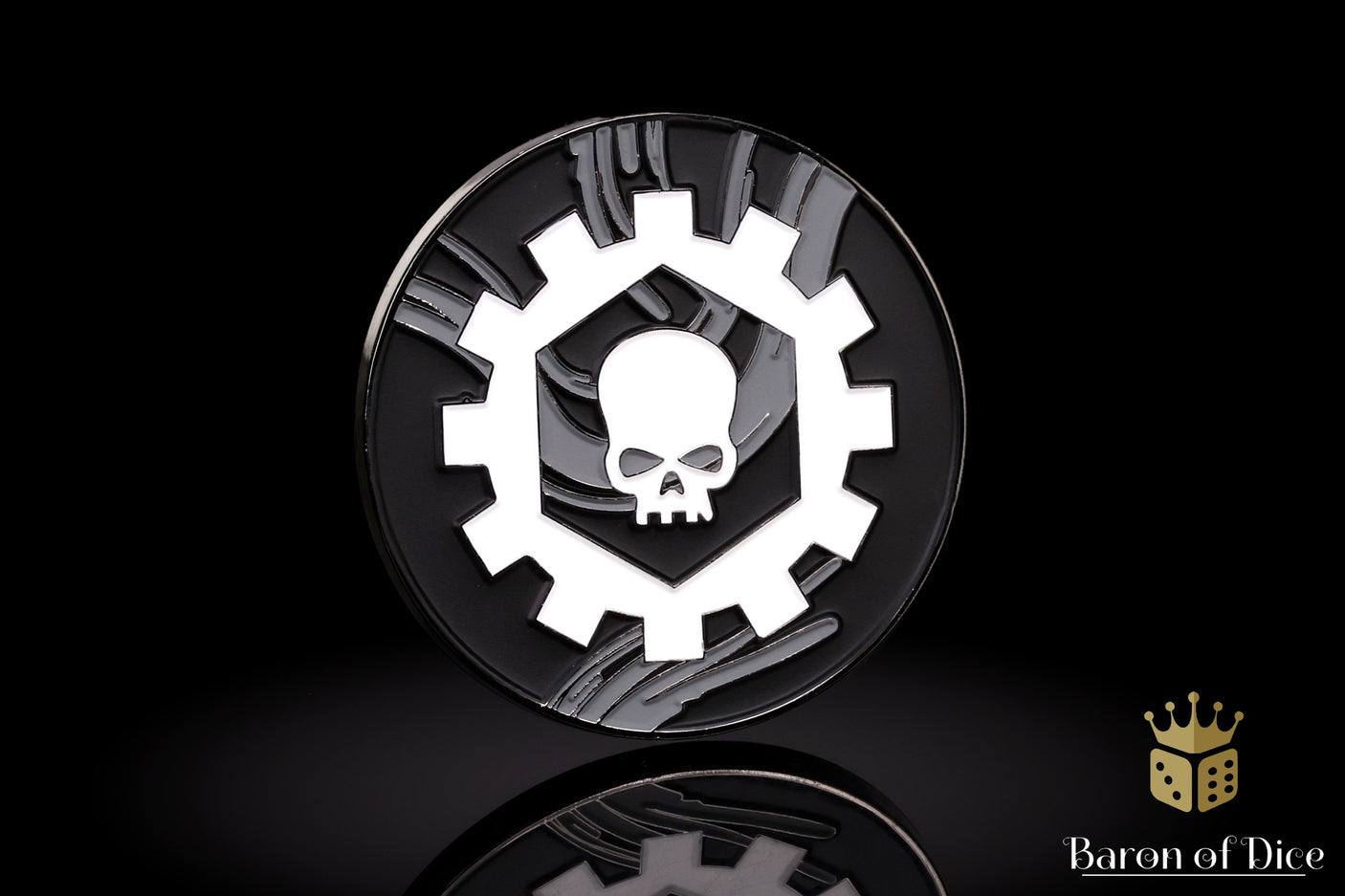 Iron Cog | Wargaming & Datasheet Box | Baron's Coin™ Compatible