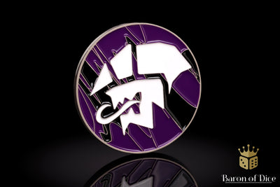 40mm Objective Coins - Alien - Purple