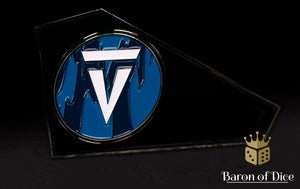 Metal Combat Gauge | Baron Coin™ Compatible | Vanguard Tactics | Dark Blue