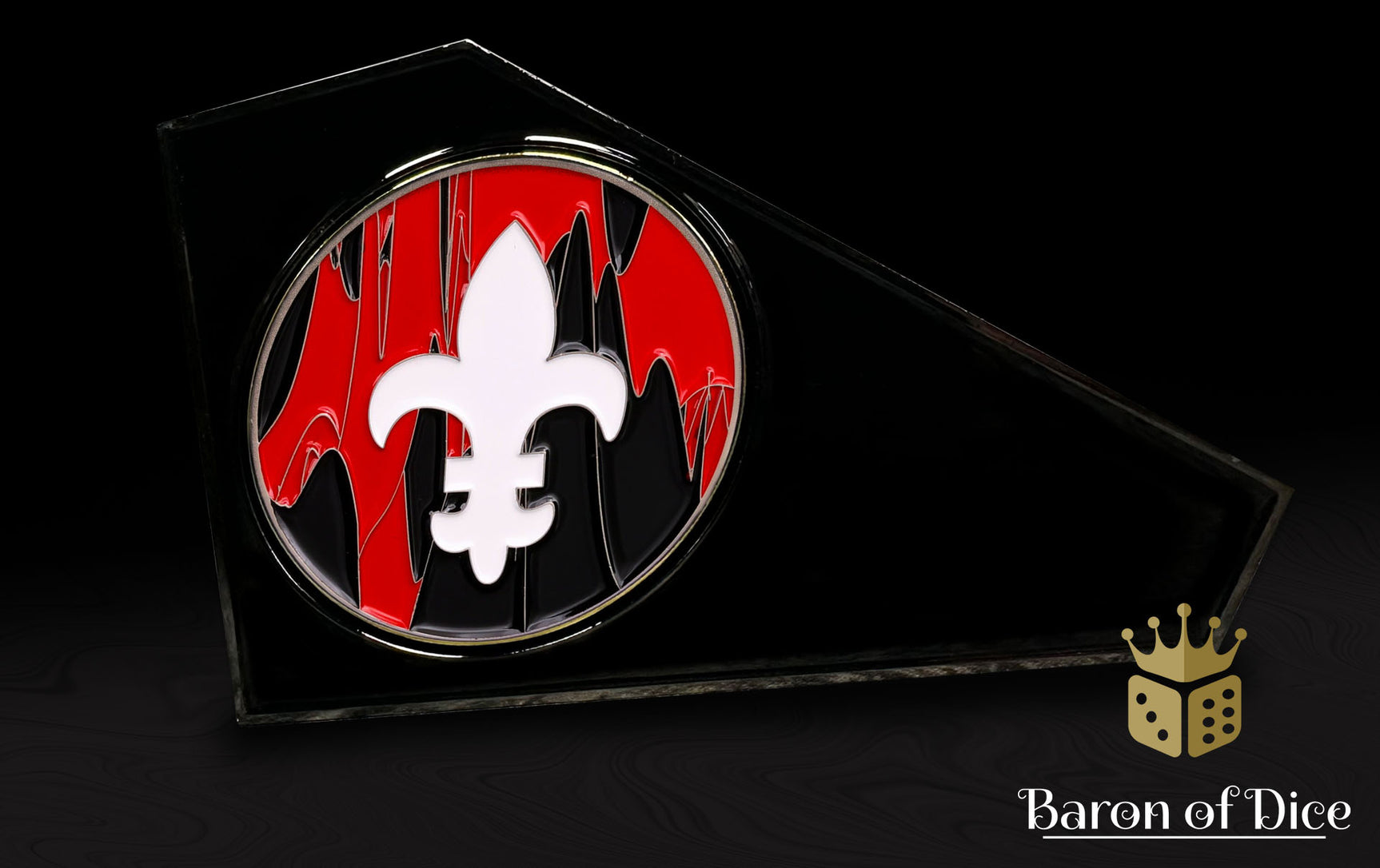 Metal Combat Gauge | Baron Coin™ Compatible | Fleur De Lis