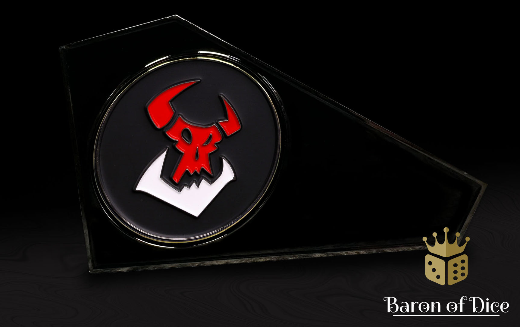 Metal Combat Gauge | Baron Coin™ Compatible | Black Orc