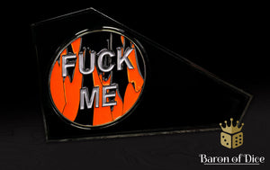 Metal Combat Gauge | Baron Coin™ Compatible | F**k Me | Silver