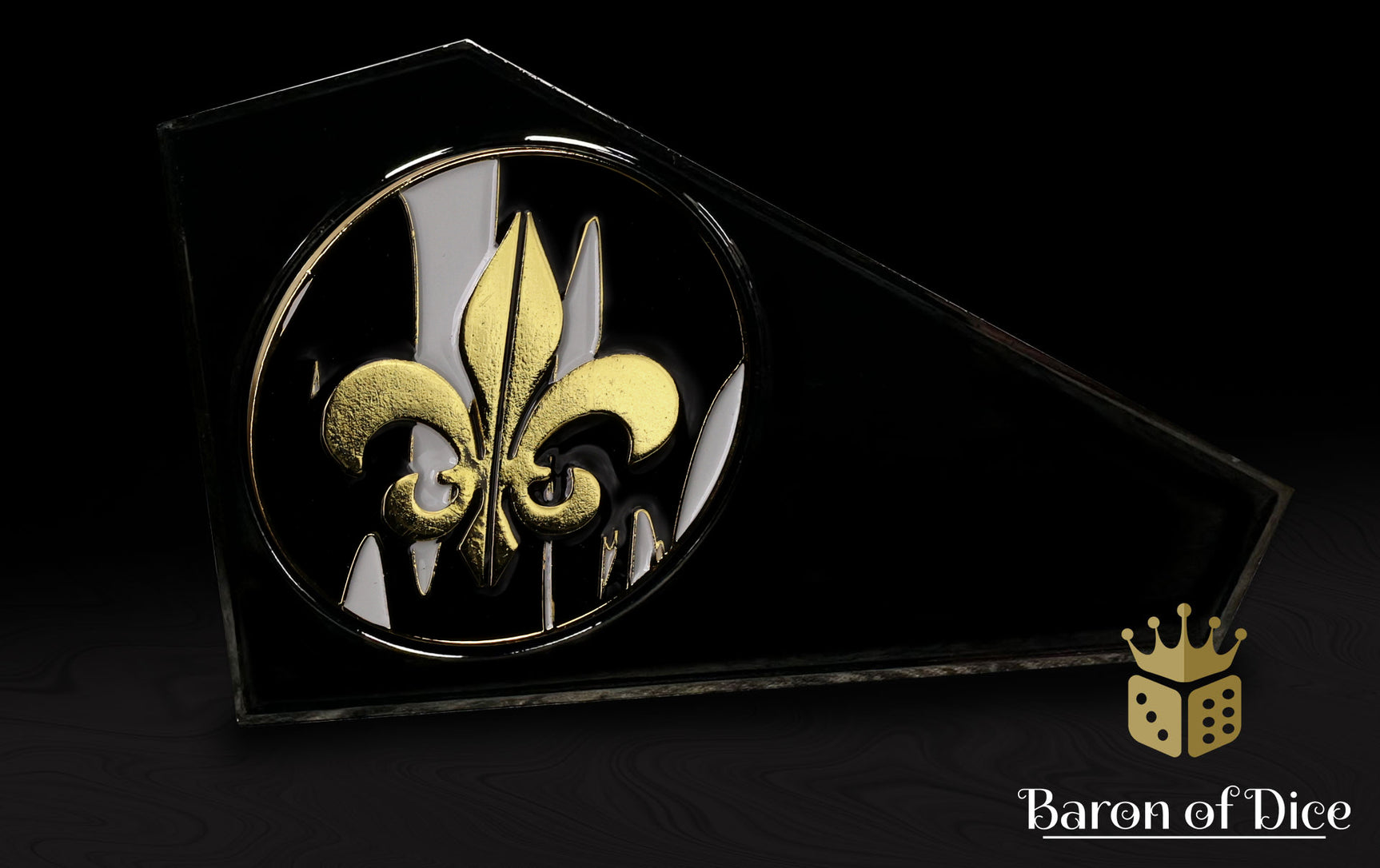 Metal Combat Gauge | Baron Coin™ Compatible | Fleur De Lis | Heritage