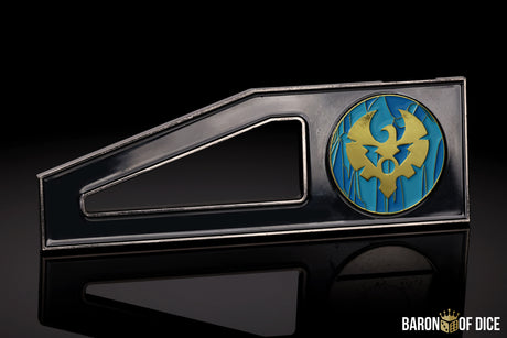 Cygnar Storm Legion | Metal Combat Gauge | Warmachine | Baron Coin™ Compatible