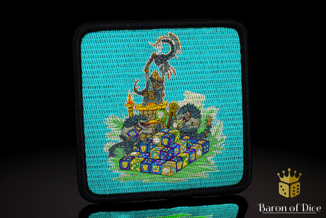 Baron's Dice Bag | Celestial Dinosaurs Velcro Patch