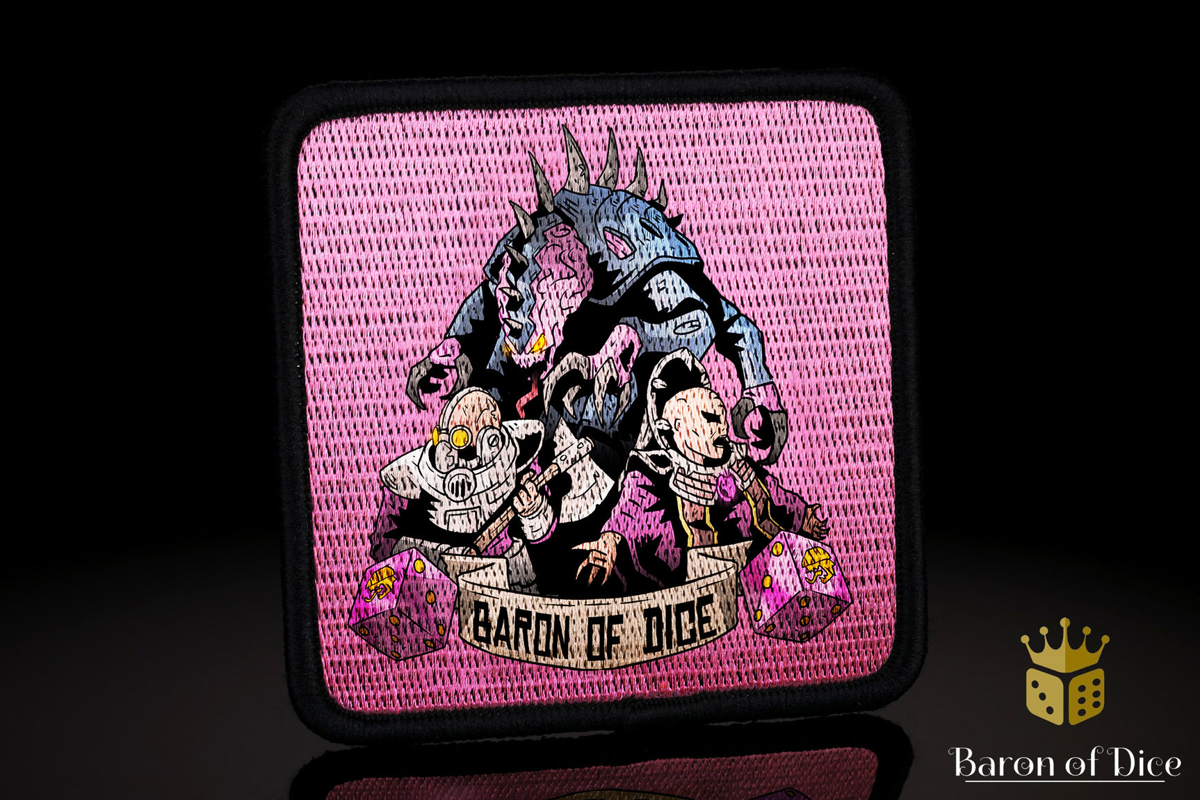 Twisted Helix | Baron's Bag Compatible | Velcro Patches