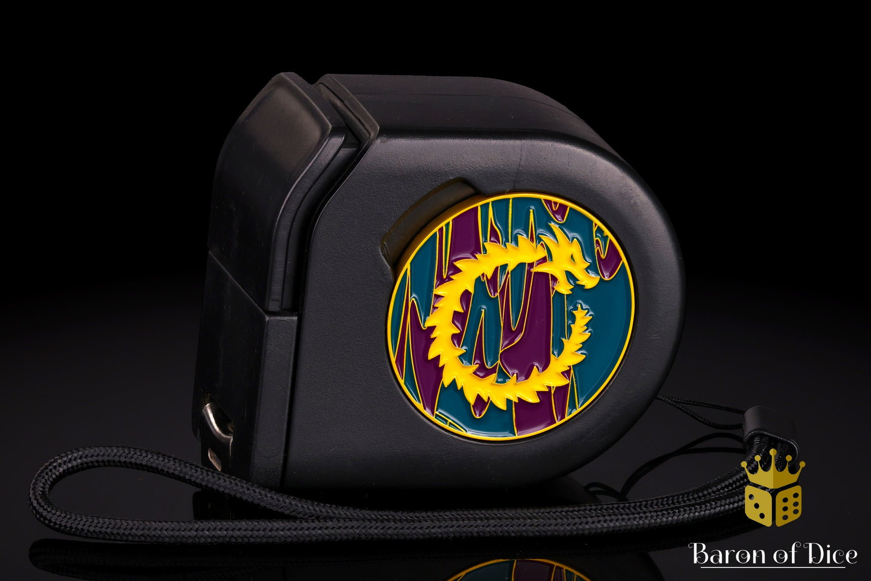 Wargaming Tape Measure | Baron's Coin™ Compatible | Infinity Dragon