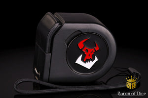 Wargaming Tape Measure | Baron's Coin™ Compatible | Orc | Black
