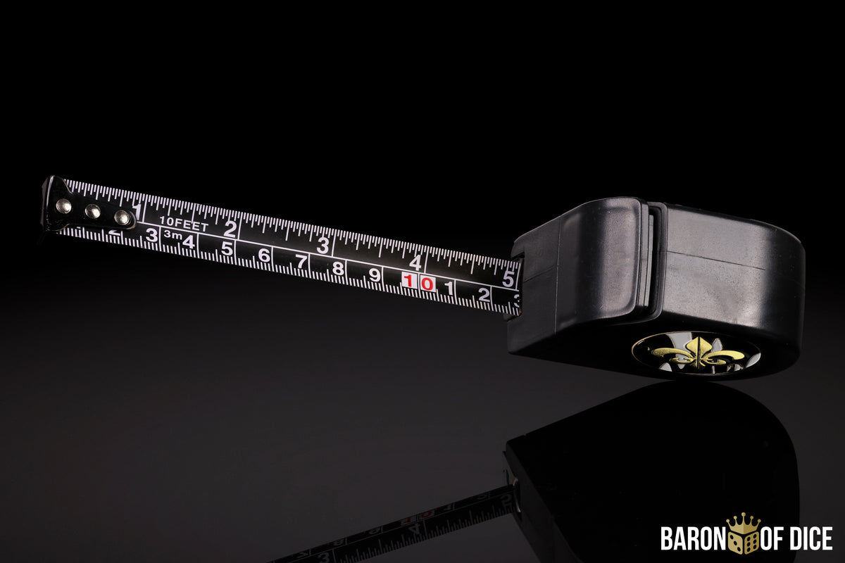 Fleur De Lis | Heritage | Wargaming Tape Measure | Baron's Coin™ Compatible