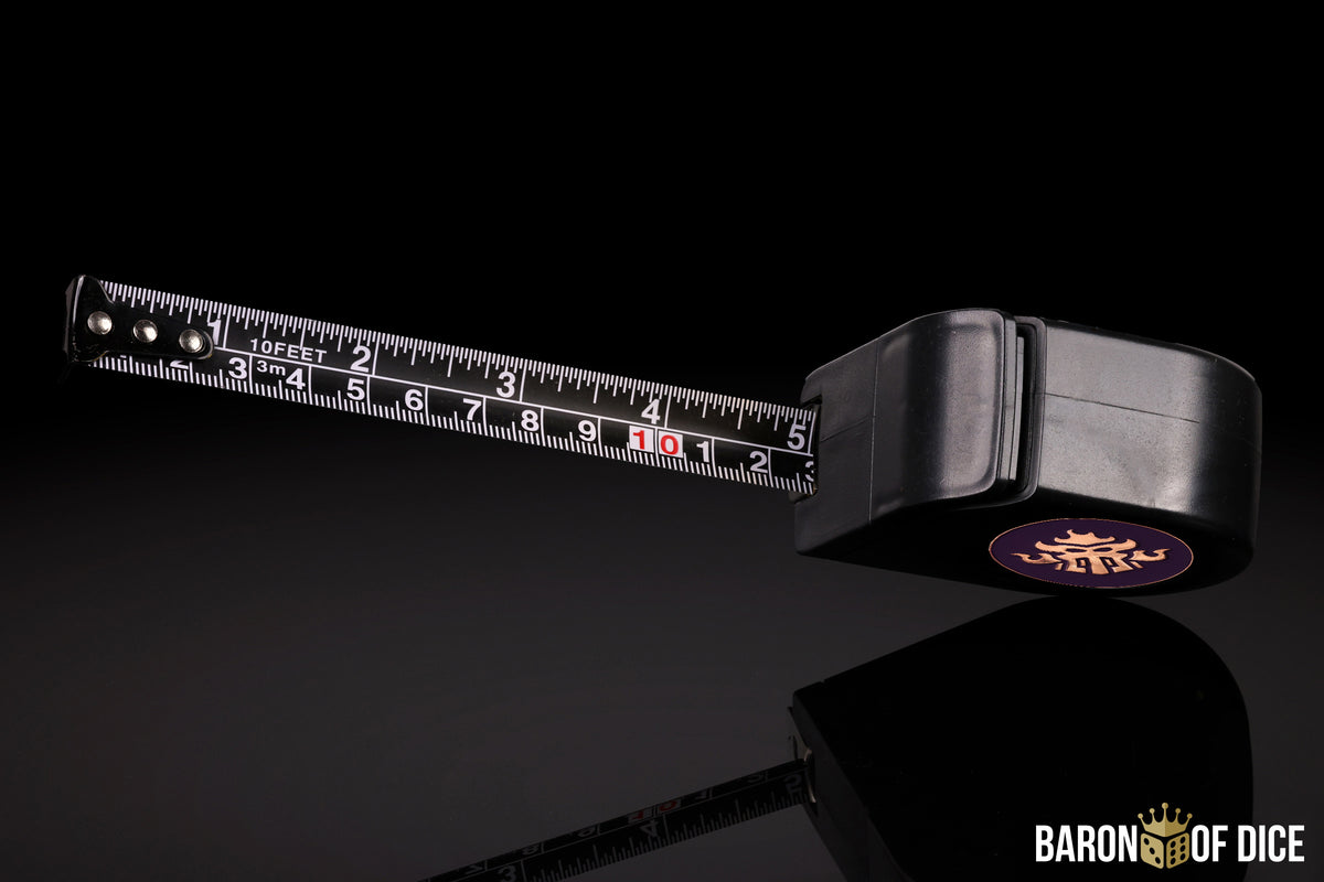 Demonic Forges | Wargaming Tape Measure | Baron's Coin™ Compatible