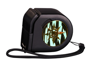 Wargaming Tape Measure | Baron's Coin™ Compatible | Eye of Chaos | Aquamarine