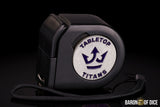 Tabletop Titans | White | Wargaming Tape Measure | Baron's Coin™ Compatible