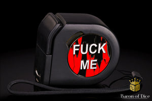 Wargaming Tape Measure | Baron's Coin™ Compatible | F**k Me | Red