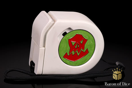 Orc | Red | Wargaming Tape Measure | Baron's Coin™ Compatible