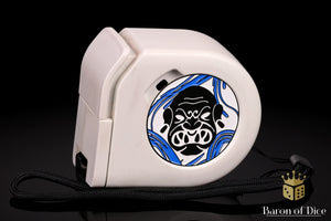 Giant | White Ice | Wargaming Tape Measure | Baron's Coin™ Compatible