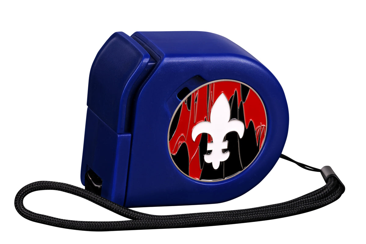 Fleur De Lis | Red | Wargaming Tape Measure | Baron's Coin™ Compatible