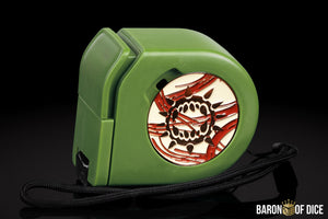 Carnage | White | Wargaming Tape Measure | Baron's Coin™ Compatible