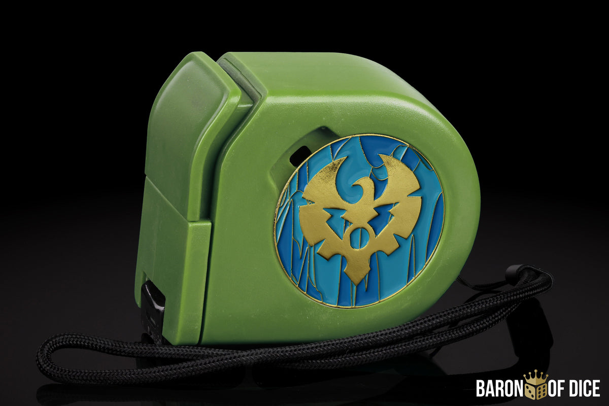 Cygnar Storm Legion | Wargaming Tape Measure | Warmachine | Baron Coin™ Compatible