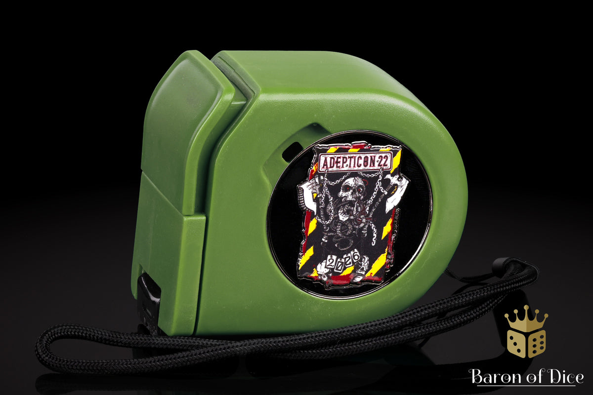 Adepticon 2026 | Wargaming Tape Measure | Baron's Coin™ Compatible