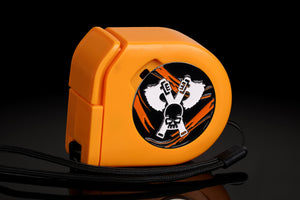 Skull Grinders | Black Lava | Wargaming Tape Measure | Baron's Coin™ Compatible
