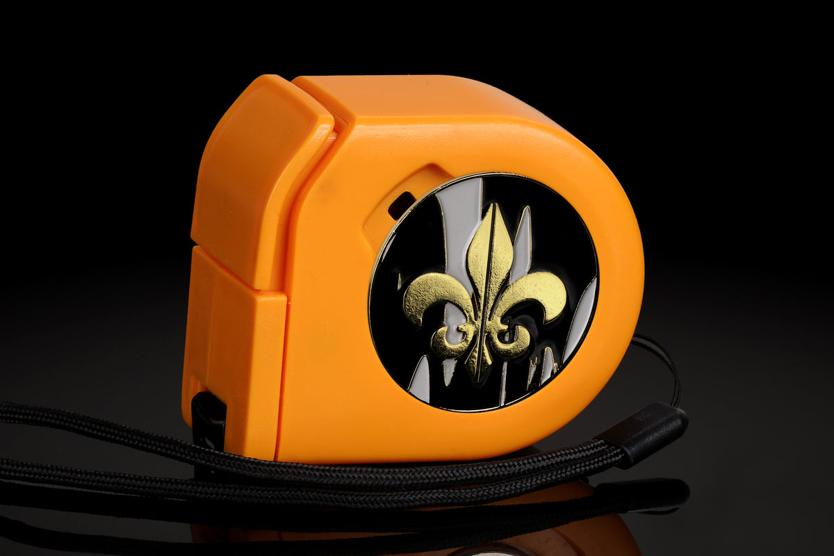 Fleur De Lis | Heritage | Wargaming Tape Measure | Baron's Coin™ Compatible