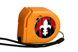 Fleur De Lis | Red | Wargaming Tape Measure | Baron's Coin™ Compatible
