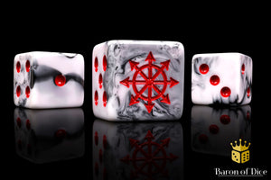 Chaos Demon Dice - Marbled