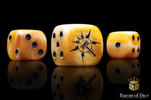 Lightning Hammer Dice - Golden Hues