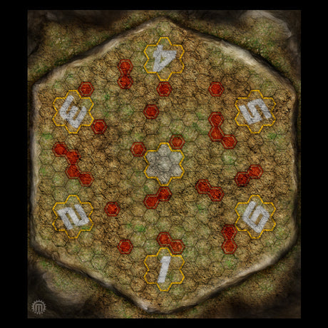 Mats by Mars: Aristeia Compatible Wargaming Play Mat Board