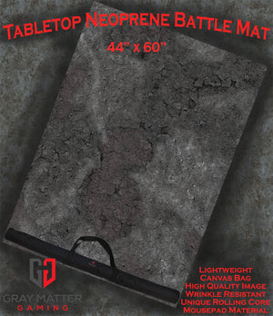 Ashen Wastelands - Neoprene Battle Mat - Warhammer, AoS, 40K, Kill Team, MCP, Shatterpoint, Legion, More