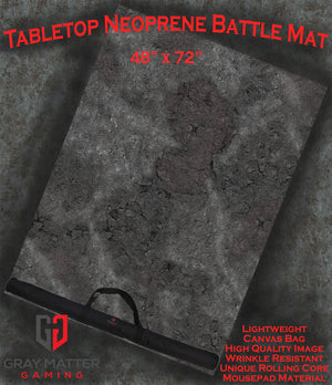 Ashen Wastelands - Neoprene Battle Mat - Warhammer, AoS, 40K, Kill Team, MCP, Shatterpoint, Legion, More