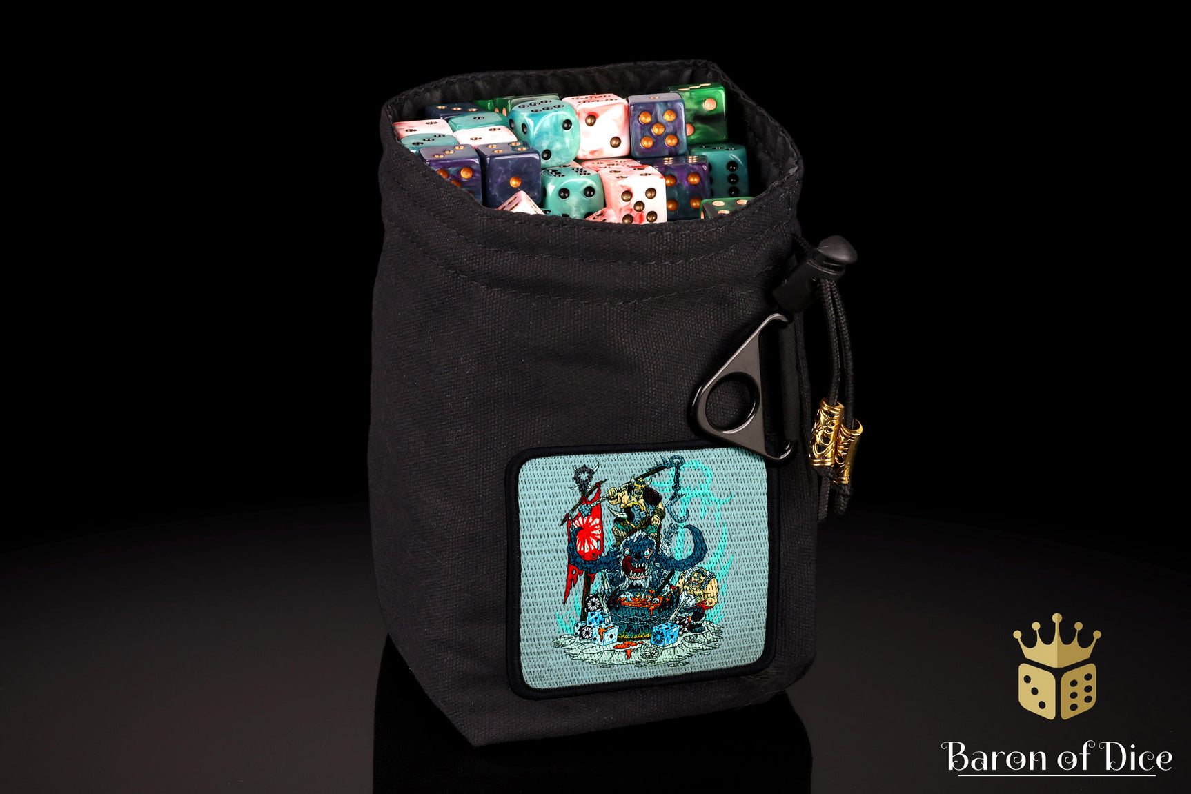 Baron's Dice Bag | Great Maw Velcro Patch