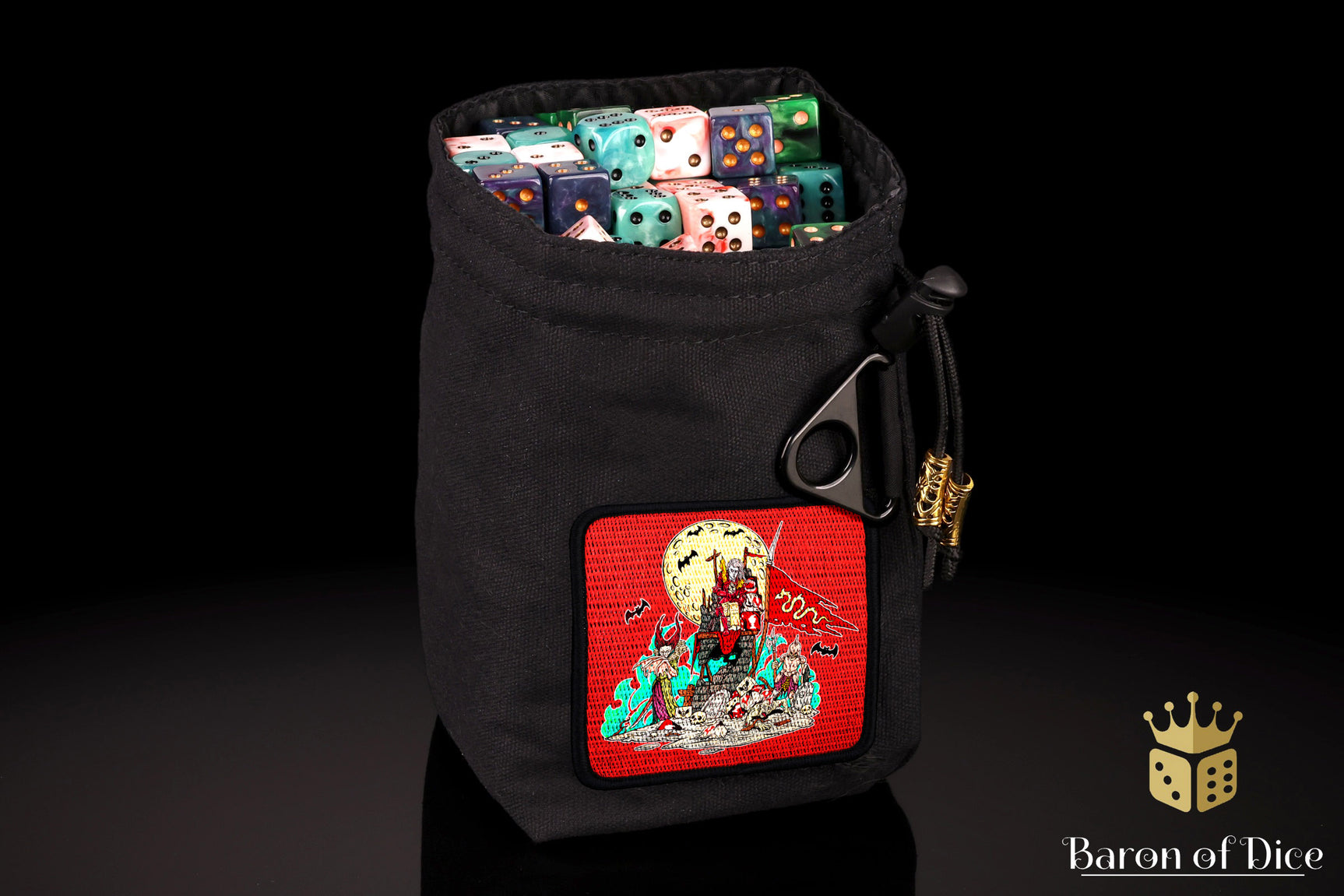 Baron's Dice Bag | Vampire Velcro Patch