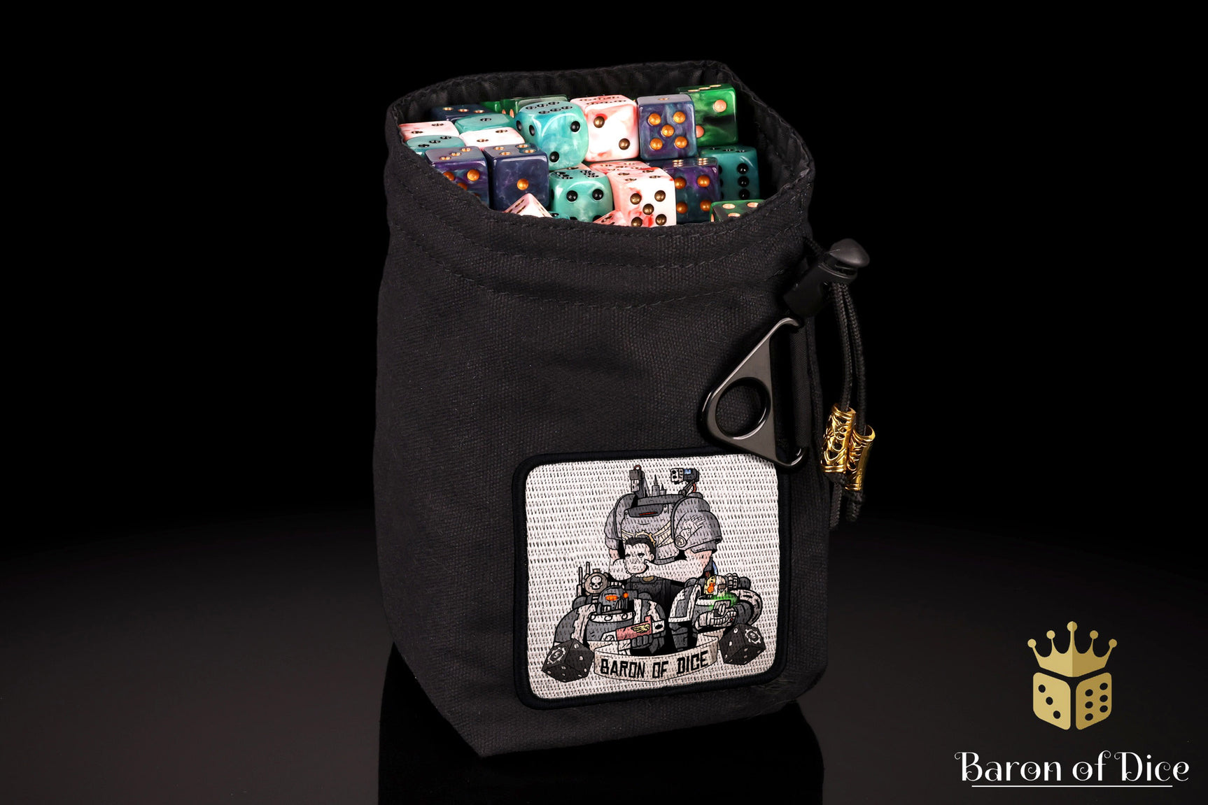 Baron's Dice Bag | Man & Machine Velcro Patch