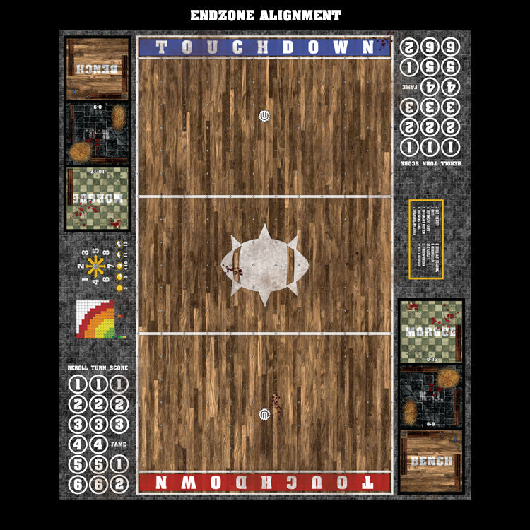 Mats by Mars:  Tavern Fantasy Football Play Mat / Pitch