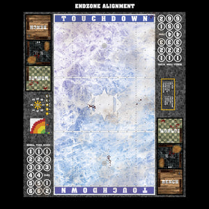 Mats by Mars:  Frozen Lake Fantasy Football Play Mat / Pitch